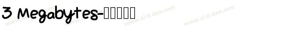 3 Megabytes字体转换
